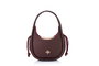 Lucky Bees Bolsa de Hombro Claret Red (Rojo Burdeos) en Cuero de Polivinilo Elegante y Versátil para Mujer